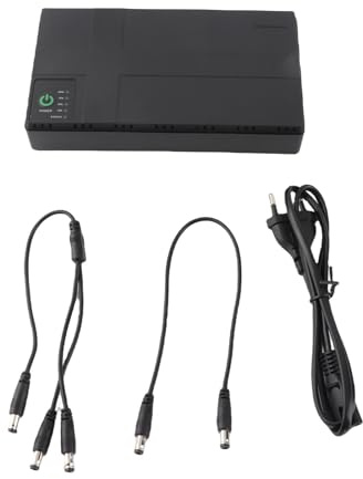 Alimentation sans Interruption UPS Batterie de Secours 20 000 mAh avec Prise US 100-240 V - Source d'alimentation Portable Compatible avec Les routeurs, caméras, lecteurs MP3 et
