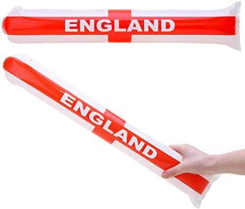Inflatable England Flag Bang Bang Bats/ Sticks - Cricket World Cup
