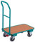Ameise Transportwagen | 150 kg Tragkraft | HxBxT 94 x 45 x 81,5 cm | 4 TPE-Rollen mit Zentralbremse | stabiles Stahlgestell | stoß- und kratzfester Plattformwagen | klappbarer Schiebebügel