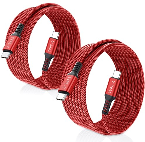 Ladekabel für MacBook Pro 2023,MacBook Air Schnellladekabel,Basesailor USB C zu Typ C 100W Kabel 3M 2Pack,PD Schnellladekabel für Apple iMac Mini 2022 2021 2020 2017 Mac Book M3 M2 27 24 16 15 14 inch