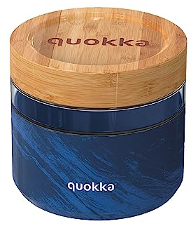 Quokka RECIPIENTE COMIDA CRISTAL CON FUNDA DE SILICONA DELI UNKNOWN 820 ML