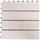 Holzfliesen Balkon Weiße Terrassenfliese 30x30cm, Ineinander Greifende Dekorative Fliesen Im Freien, Allwetter-wasserdichter, Langlebiger Bodenbelag Für Terrasse, Balkon, Garten