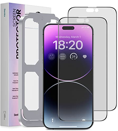 BENKS Matte Schutzfolie für iPhone 14 Pro Max Folie 6,7'', [2 Stück] Matte Panzerfolie für iPhone 14 Pro Max für Panzerglas, 9H Härte Tempered Glas Schutzglas Anti-Fingerabdruck und Blendschutz