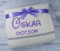 ★ Babydecke mit Namen und Datum Bestickt ★ 100% Baumwolle ★ Baby Geschenke ★ (Ecru - Grau 2, 100 x 75 cm)