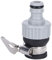 Raccord Rapide de Tuyau Arrosage, Raccord Rapide 16mm Adaptateur de Raccord de Tuyau Eau pour Lavage de Voiture Irrigation de Jardin