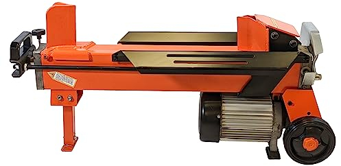 Arrows UK FM10D-7 Electric Log Splitter - Split 45cm Log Length - 7 Ton Wood Splitting Power - Duo Blade - Ready-to-Use - UKCA/CE Compliant Guard
