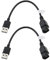 The Lord of the Tools 2PCS Car Audio Radio USB Retention Cable 4 Pin USB Adapter Cable Compatible with VW RCD 510/RNS RCD 300 Radios