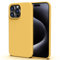 TIIXXA Silicone Case for iPhone 15 Pro Max Case,Soft Ultra Slim Protective Shockproof Liquid Silicone Phone Case, Anti-Scratch Microfiber Lining, 6.7 Yellow