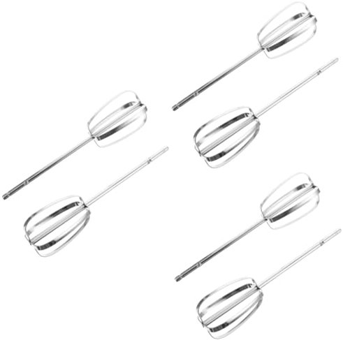 Cabilock 3 Paar Manuelle Rührbesen Schneebesen Edelstahlmixer Handgehaltener Schneebesen Eigelbmixer Praktisch Zum Kochen Benutzerfreundliches Design Zum Backen Und Würzen