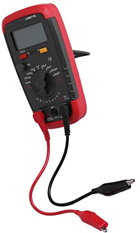 Tester per Misuratori di Condensatori, Tester per Condensatori Capacitivi Alimentato a Batteria Digitale Display LCD 6013L Alta Precisione e Basso Consumo Energetico