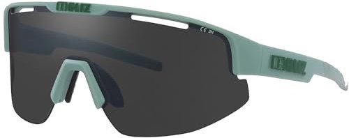 Bliz Sportbrille Matrix matt grün/smoke mirror silver
