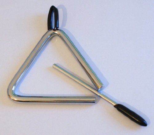 CLUB SALSA Triangel mittel mit Schlägel und gummierter Halteschlaufe