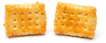 Miniblings Keks Butterkeks Ohrstecker Weihnachten Cookie 14mm - Handmade Modeschmuck I Ohrringe Stecker Ohrschmuck