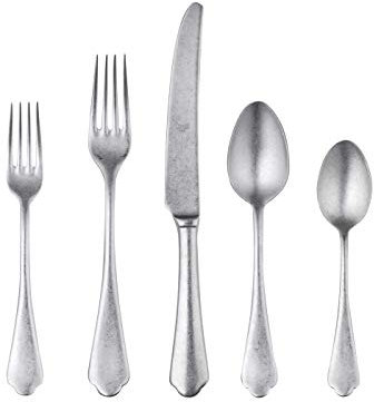 MEPRA 106622005 Dolce Vita-Set da 5 Pezzi, Acciaio Inox, Peltro