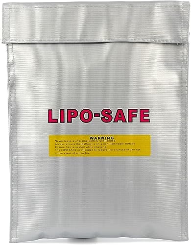 Lipo Safe Bag Flammhemmend, zum sicheren Laden von Akkus - Verschiedene Größen 25 x 33 cm I Feuerfester Akku Beutel - Lipo Schutz aus hochwertigem Aramid Gewebe
