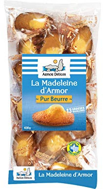 Armor Délices La Madeleine d'Armor, Le Sachet de 13 Madeleines, 430g