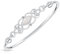 DTPsilver -Damen Armreif/Armbänder 925 Sterling Silber - Keltische Dreifaltigkeitsknoten - keltischen Kollektion - Mondstein