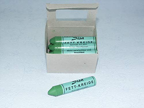 SISA Fett-Signierkreide grün 12 Sück, Reifenkreide, Fettkreide 260207