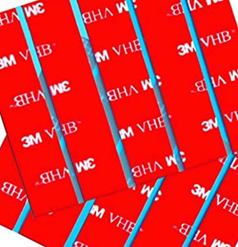 10 x Number Plate Sticky Pads, Adhesive Double Sided Sticky Pads Stickers, Car License Plates Fixings Strong Heavy Duty Tape