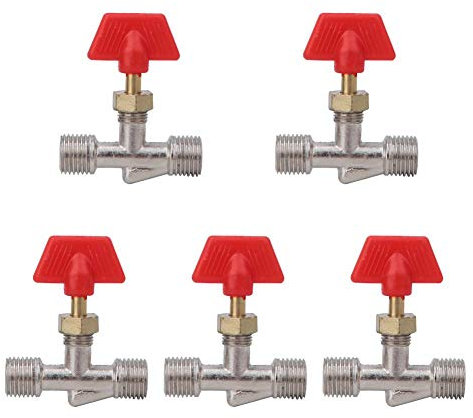 Valvola del compressore d'aria 5pcs, accessorio del compressore d'aria della valvola a sfera del galleggiante della filettatura 1/4 di pollice
