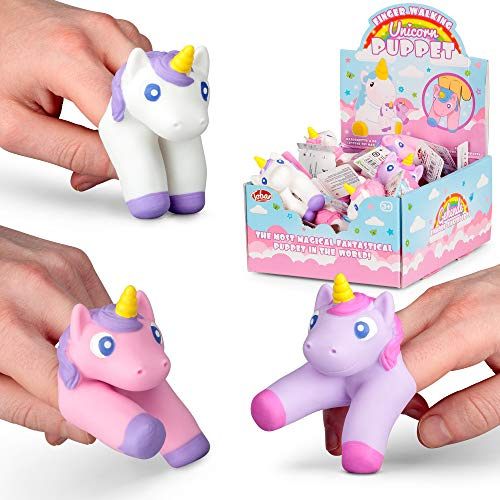 Tobar Fingerspielzeug Einhorn - 1 Design nach Zufallsprinzip