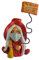 DECORATIVE FIGUR WITCH LUCK MASK 100% HANDGEMANCHT (Rot)
