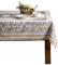 Maison d' Hermine Tischdecke, 100% Baumwolle 140cm x 180cm waschbare, quadratische Tischdecke, dekorative Oster-Tischdecke für Essen, Buffetpartys und Camping, Fanny Lavender – Frühling/Sommer