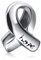 Speranza Charms-Cancro al seno Nastro Charm Beads in argento sterling 925, Fit Pandora Donne Braccialetto di consapevolezza, regalo di Natale per i migliori amici/matrimonio/figlia/figlio
