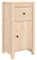 vidaXL Sideboard Schrank Anrichte Beistellschrank Kommode Mehrzweckschrank Standschrank Wohnzimmerschrank 40x35x80cm Massivholz Kiefer