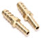 2 Stück Messing Schlauch Barb OD (5/16 bis 3/8) für Luft-Wasser-Kraftstoff-Schlauch-Adapter Joiner Reducer Connector (2 Stück 8mm-10mm)