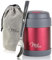 Milu Food Flask for Hot Food Kids - 300ml Leakproof Insulated Stainless Steel Thermal Lunch Box, Soup Container with Spoon, BPA-Free, To go Meal Prep, Porridge (Berry, 300ml)