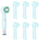 HSYTEK 6er Zahnbürsten Schutzkappe Kompatibel mit Oral B Aufsteckbürsten, Zahnbürstenkopf Hülle für Precision, Cross, Sensitive, 3DWhite Ersatzbürsten, Abdeckungen anstelle von Reiseetui