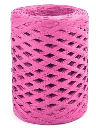 ZOTEXA 100m Tejido a Mano Lafite Rafia Hilo de Papel de Paja Embalaje para Hornear Cuerda Ganchillo Sombrero de Verano Bolsa