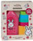 Sanosan Geschenkset: Stapelbecher & 2in1 Dusche Shampoo Himbeere 400 ml - Duschgel & Haarshampoo Mit Bio Olivenextrakt & Milchprotein - Für Kinder Mädchen