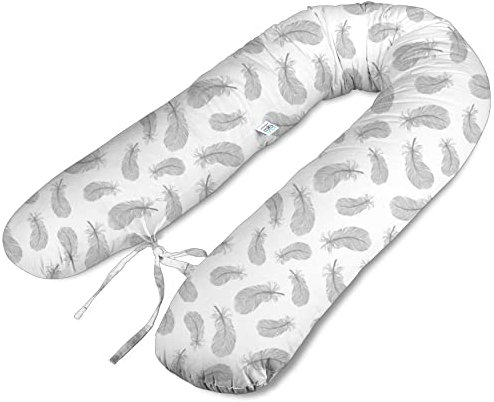 ekm trade Typ V 180cm XL Stillkissen Schwangerschaftskissen Lagerungskissen Seitenschläferkissen Handmade 100% Zertifizierte Baumwolle Geräuschlos (19)