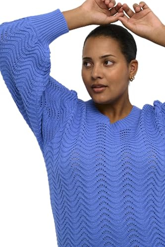 KAFFE CURVE Strickpullover KCkaty 3/4 Sleeve