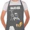 Abiemuce Star Wars Schürze, Wasserdicht Star Wars Kochschürze Herren, Grillschürze für Männer, Kochschürze Herren, star wars geschenke für männer, Kochschürze Lustig für Grillen,Kochen Backen-Grau