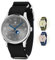 Johnny Loco Luna - Uhr für Männer - Gehäuse aus rostfreiem Stahl - Mineralischer Kristall - 41,3mm - Wasserdicht bis zu 100M - Silber