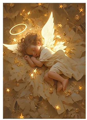 SHEGZHUC Diamond Painting Engel Elfen Feen Schmetterlingsfee Engelsflügel Sterne Glitzer 30x40cm Diamond Painting Mädchen Kinderzimmer Diamant Malerei Kunst Stickerei Kreuzstich Geschenk Wand Dekor