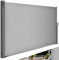 tillvex® Store latéral 160 x 400 cm extensible et opaque | Brise-vue pour balcon, jardin et terrasse | Store latéral avec support mural | Protection solaire en acier inoxydable | Store contre le vent
