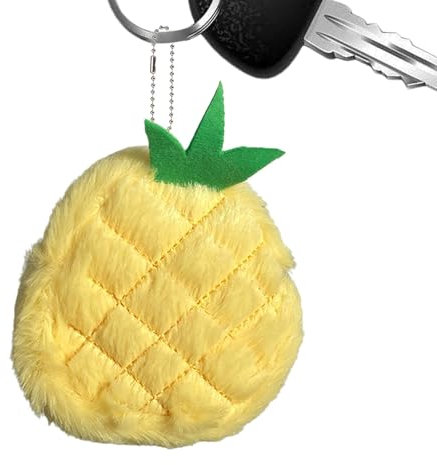 Pochette à pièces, Porte-Monnaie aux Fruits - Pochette à Monnaie et Porte-Monnaie en Forme de Fruit de Dessin animé | Pendentif de Sac en Peluche résistant à l'usure et à la Mode, Porte-Monnaie