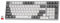 Redragon BK7114 Low-Profile Wireless Computer Keyboard, 98 Keys Slim Office PC Scissors Mechanism Keyboard w/ 2.4G BT Wireless Connection, Tactile Quiet Keystroke, Mixed Color Keycaps
