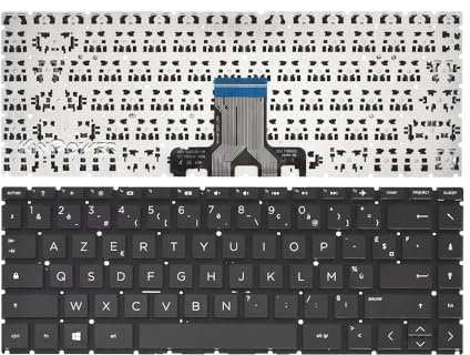 KINPOWER Clavier Azerty Français Compatible avec HP Pavillon X360 14-CD (Noir)
