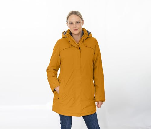 Bergson TORNIO | Damen Wintermantel - Damen Wintermantel mit Teddyfutter, Normalgrößen, wasserdicht (20.000 mm) & Winddicht, atmungsaktiv (20.000 g/m²), warm wattiert & kuscheliges Futter, 2-Wege-RV