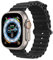 MroTech Bracelet de rechange en silicone Ocean compatible avec Apple Watch Ultra2/Ultra 49 mm, 46 mm, 45 mm, 44 mm, 42 mm pour iWatch Série 10 9 8 7 6 5 4 3 2 1 SE SE2 Noir