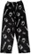 Btofellin Pantalon de pyjama pour femme - Motif chat mignon - Pantalon de Noël confortable en flanelle - Pantalon de détente pour femme - Pantalon de pyjama en coton imprimé, Noir , M