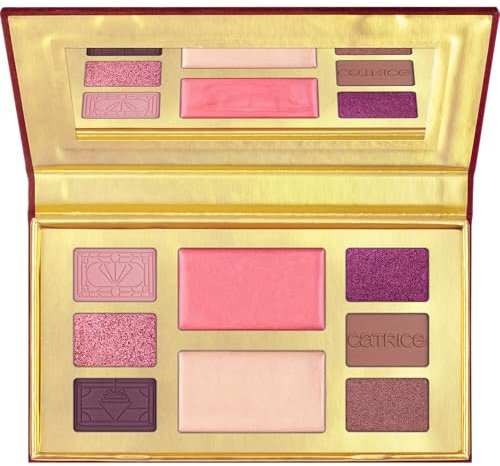 Catrice FESTIVE TREASURES Multi-Use Palette, Lidschatten, Nr. C01, Mehrfarbig, 8 Farben, schimmernd, matt, vegan, ohne Mikroplastikpartikel, Nanopartikel frei, ohne Parfüm, 1er Pack (12.7g)