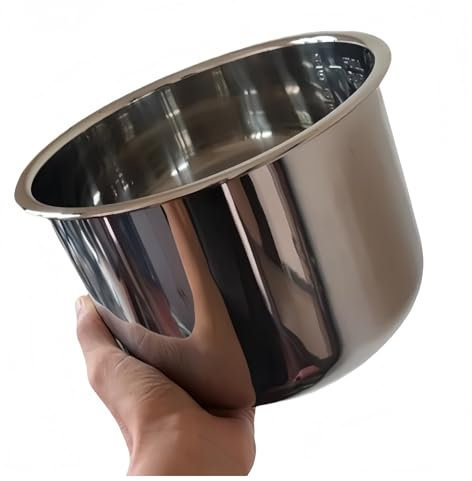 Remplacement du bol intérieur du cuiseur à riz en acier inoxydable, compatible avec Zojirushi NS-TSC18/NL-AAC18 (modèle 10 tasses)