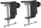 Sosoport 2pcs Shape Table Mount Clamps for Microphone Installation Desk with Padding Easy to Install Bracket for Home and Studio Use