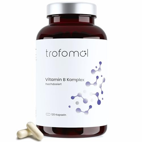 Vitamin B Komplex hochdosiert – alle 8 essenziellen B-Vitamine + PABA – vegan, laborgeprüft & ohne Zusatzstoffe – 120 Kapseln